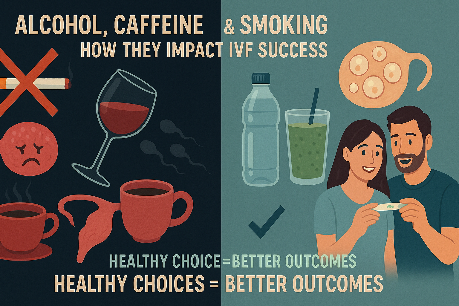 Alcohol, Caffeine & Smoking: Their Effects on IVF Success